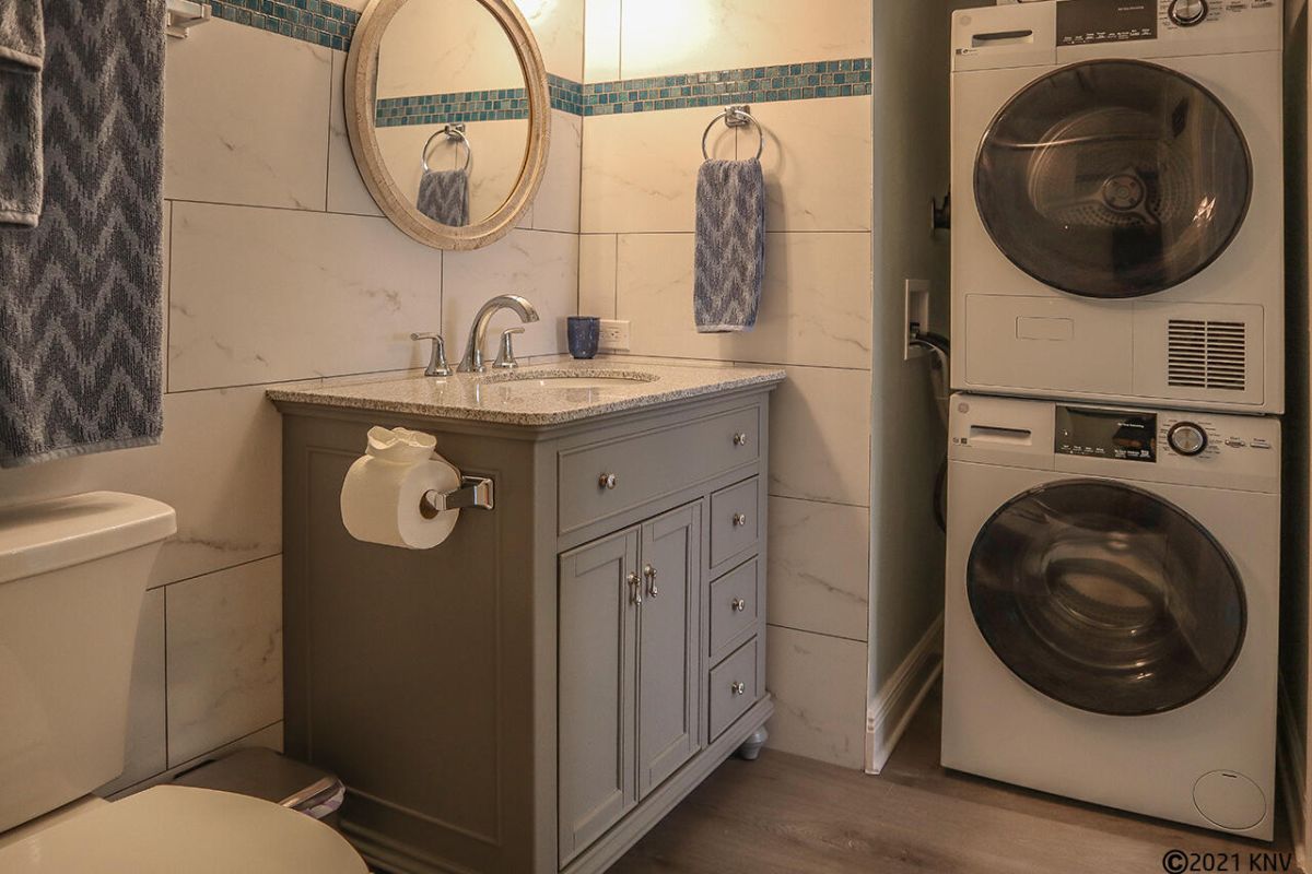 Surprise!  Washer and Dryer in the condo for your convenience