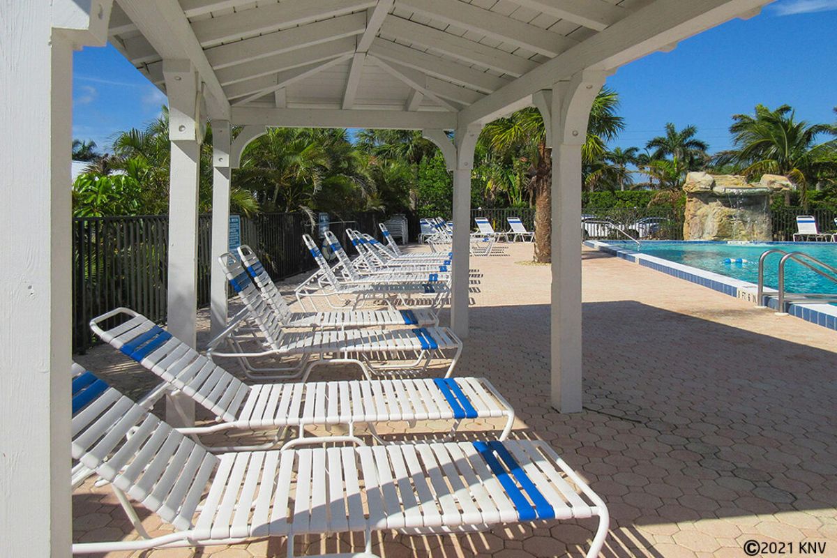 Plenty of Lounge Chairs on the Sundeck around the Resort Pool