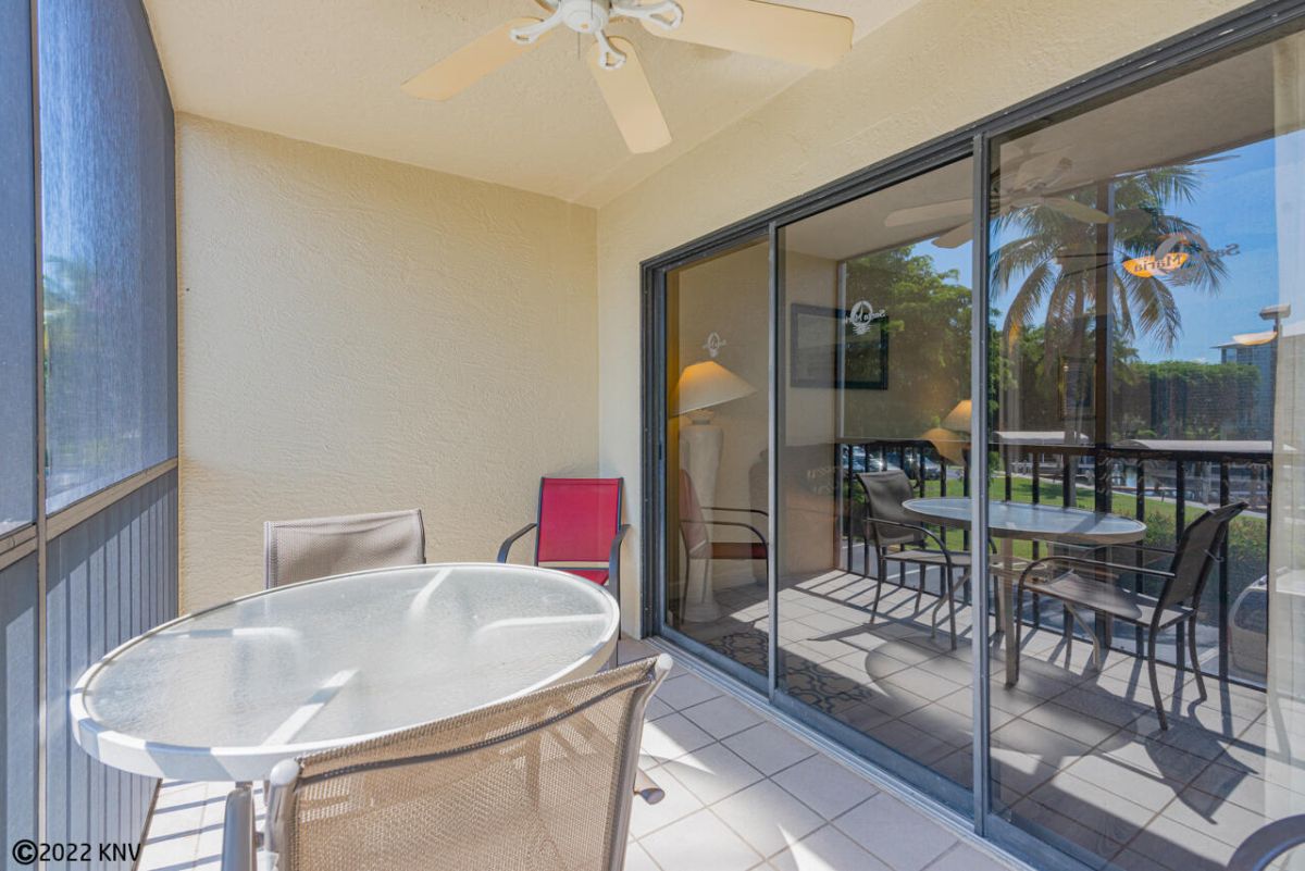 Hello Sunshine! Screened In Lanai is the great spot to relax or sit and chat with friends.