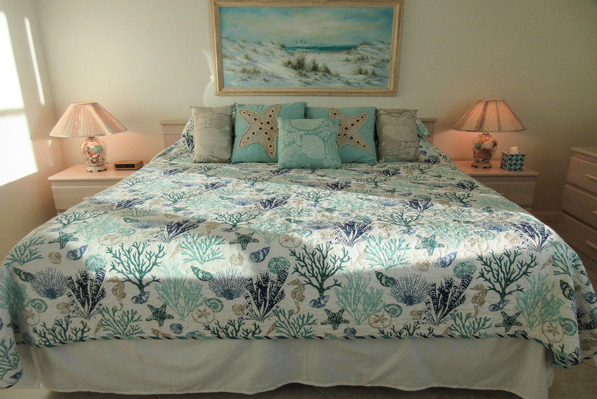 King Sized Bed at Estero Beach And Tennis Club 1105A