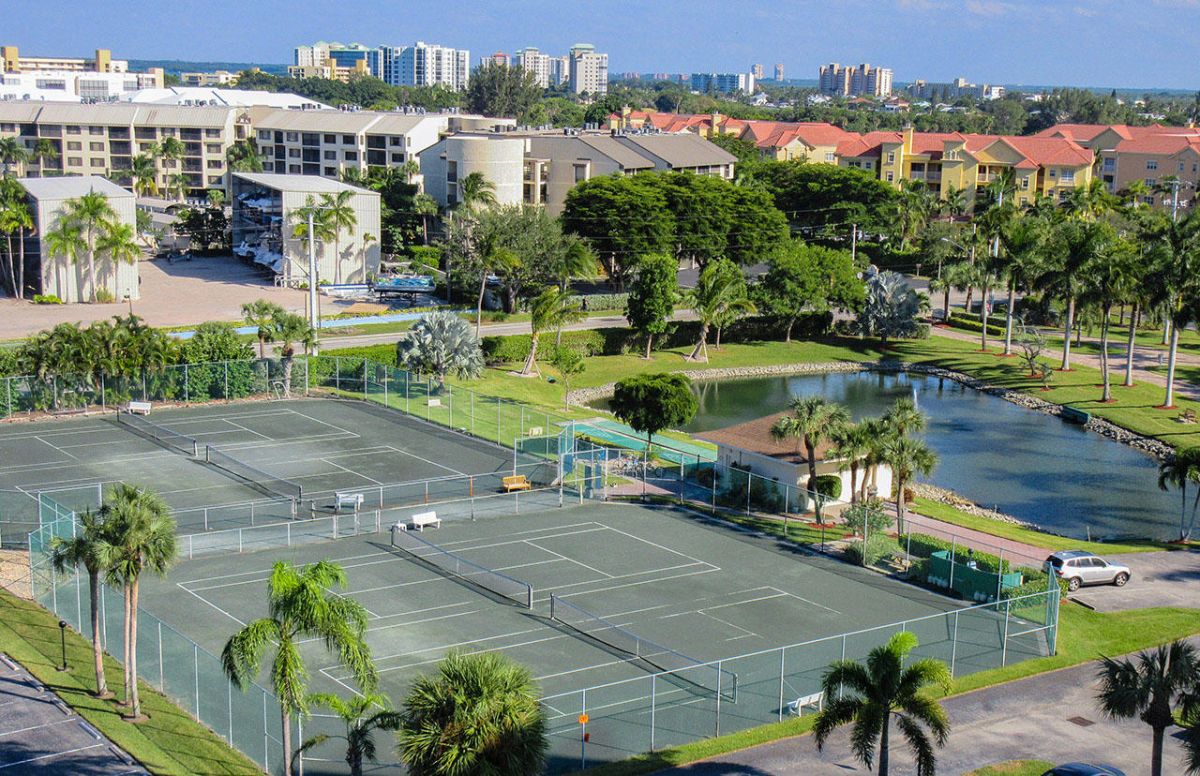 Tennis Courts at Estero Beach And Tennis Club