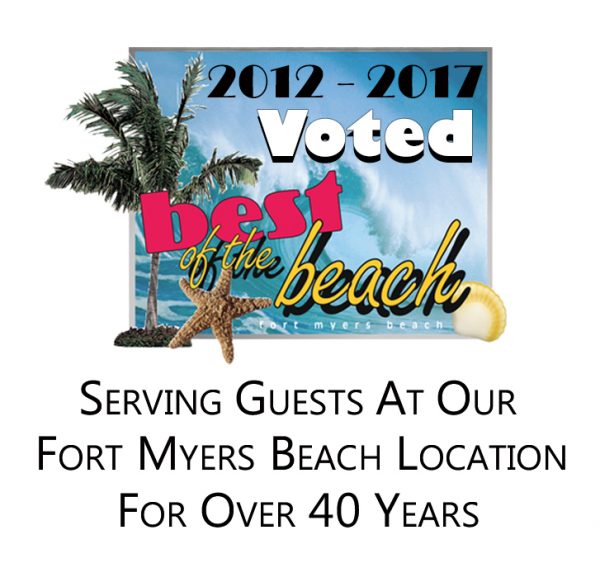 2012 - 2017 voted best of the beach