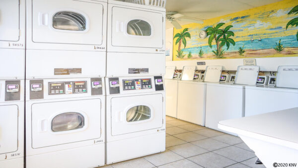 laundry room in complex
