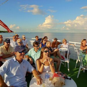 crowd enjoying Fort Myers Beach entertainment